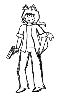 Kurobi's first drawing - August 2020